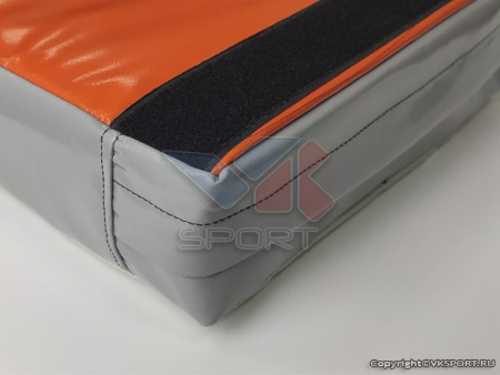 Мат гимнастический прямой 2x1,5x0,1м., Профи, ПВХ/antislip, с липучкой