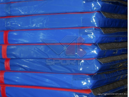 Мат гимнастический прямой 2x1,5x0,2м., Профи, ПВХ/antislip, с липучкой